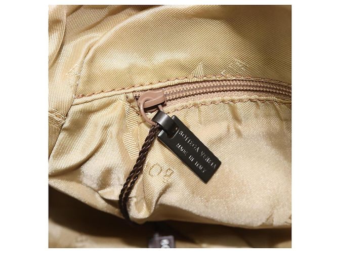 Bottega Veneta Tote Bag Harako leather Brown Silver - vista 20