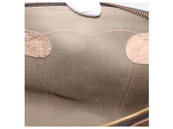 GUCCI GG Supreme Web Sherry Line Hand Bag PVC Beige Gold Red - vista 23