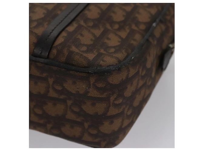 Christian Dior Romantic Trotter Canvas Shoulder Bag PVC Brown - vista 17