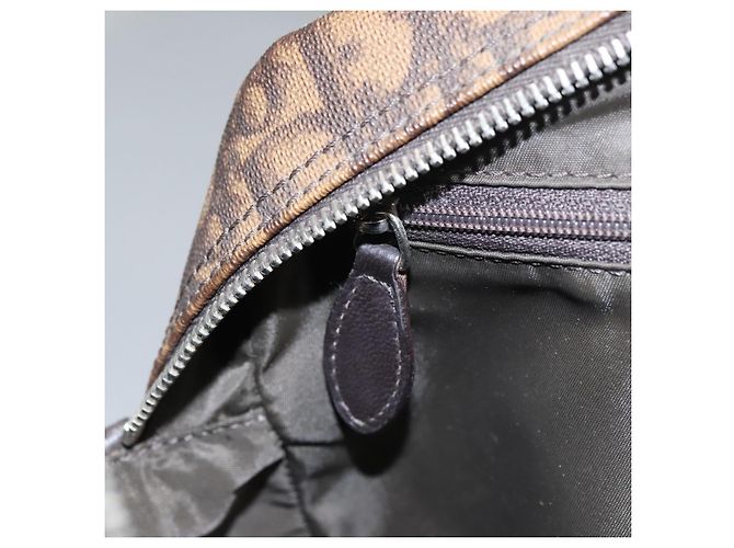 Christian Dior Romantic Trotter Canvas Shoulder Bag PVC Brown - vista 22
