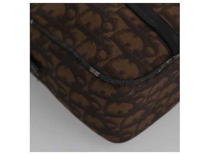 Christian Dior Romantic Trotter Canvas Shoulder Bag PVC Brown - vista 9