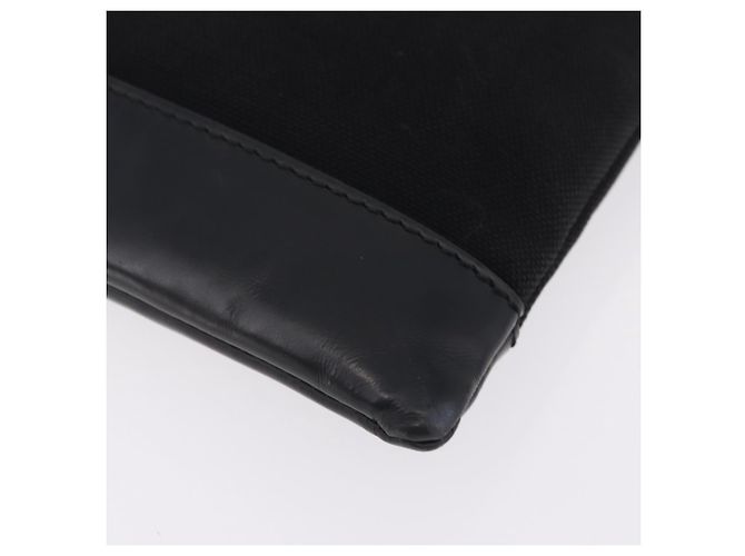 Balenciaga Clutch Bag Canvas Silver Black 373840 - vista 16