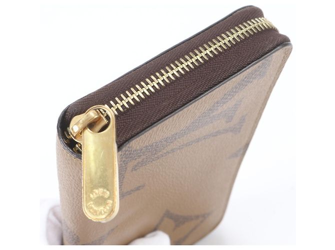 Portafoglio Zippy Louis Vuitton Monogram Giant Reverse - vista 3