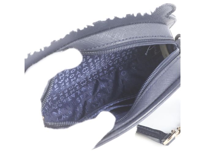 Kate Spade Polar Bear Leder-Schultertasche mit Kette - Ansicht 7