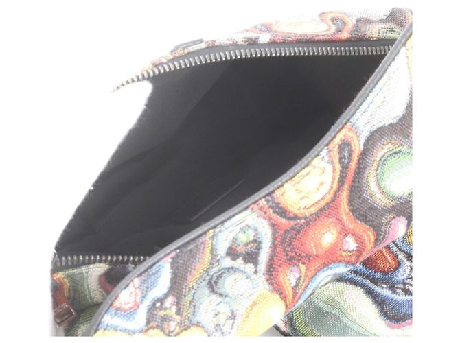Borsa a tracolla Saddle in pelle Christian Dior x Kenny Schaff - vista 8