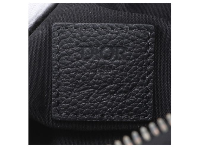 Borsa a tracolla Saddle in pelle Christian Dior x Kenny Schaff - vista 9