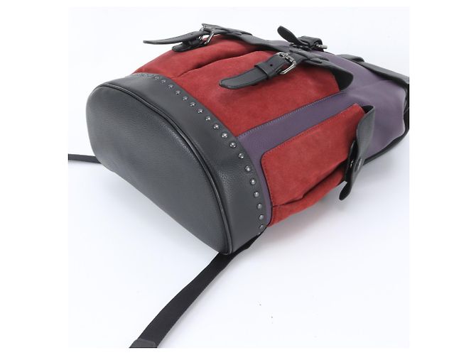 Coach Leather Multi-Functional Backpack - view 5