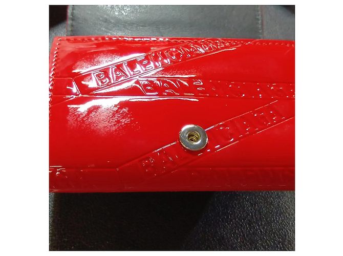 Cartera tri-fold de piel Balenciaga Paper Mini - vista 7