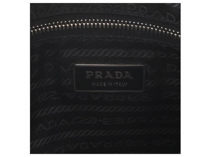Sac à épaule Prada en nylon Tessuto avec logo triangle en cuir - vue 8