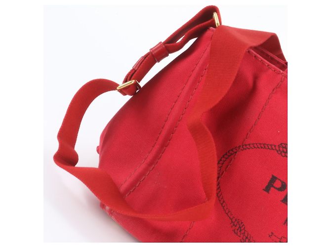 Prada Canapa 1BG642 Leder Tote/Schultertasche - Ansicht 2