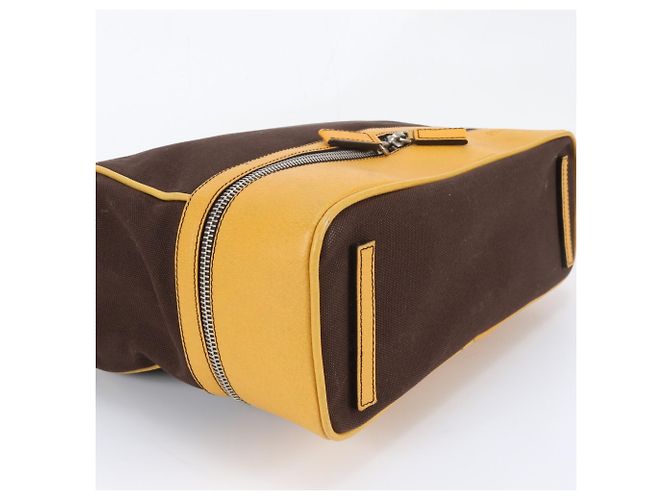 Borsa a tracolla Prada Canapa Cerniera Doctor Leather - vista 4