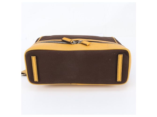 Borsa a tracolla Prada Canapa Cerniera Doctor Leather - vista 5