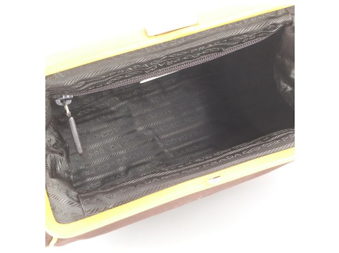 Borsa a tracolla Prada Canapa Cerniera Doctor Leather - vista 7