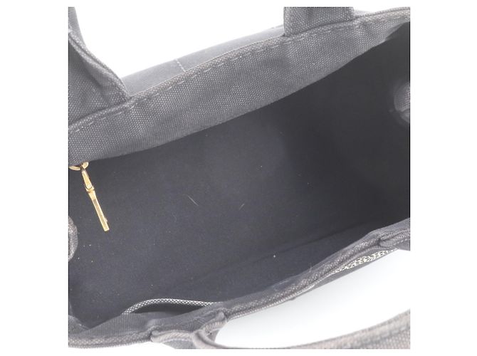 Borsa Tote Prada Canapa in pelle e tela - view 7
