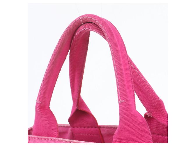 Prada Canapa BN1877 Leder Canvas Tote Bag - Ansicht 2