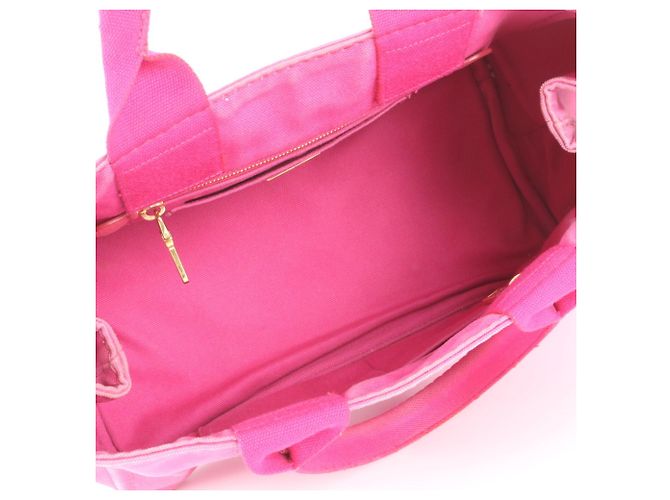 Prada Canapa BN1877 Leder Canvas Tote Bag - Ansicht 7