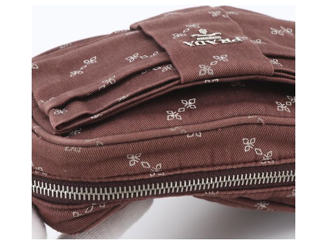 Borsa a tracolla con catena Prada - vista 11
