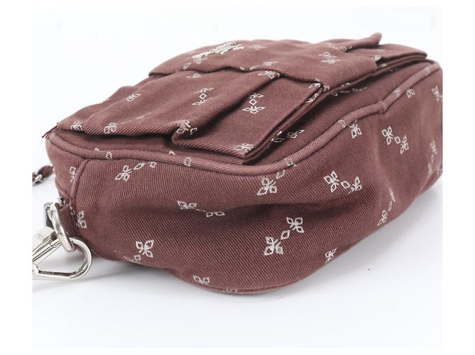 Borsa a tracolla con catena Prada - vista 4