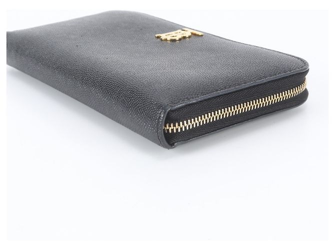 Cartera larga de piel Burberry TB Logo - vista 5