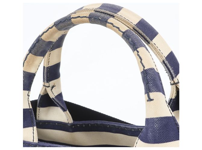 Borsa Tote/Borsa a Tracolla Prada Canapa Border 2-Way - vista 3