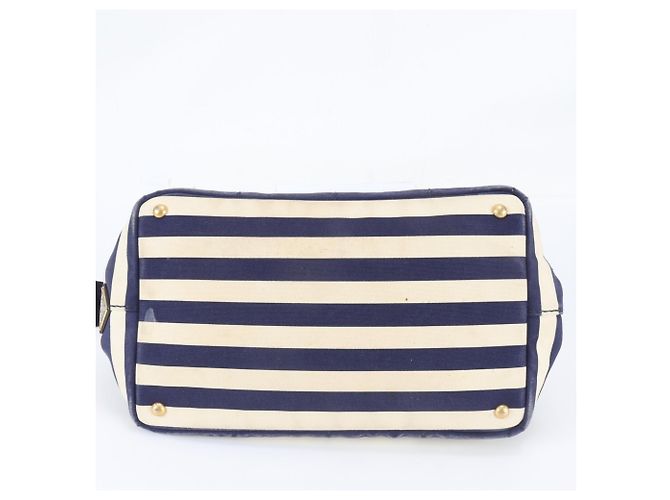 Borsa Tote/Borsa a Tracolla Prada Canapa Border 2-Way - vista 6