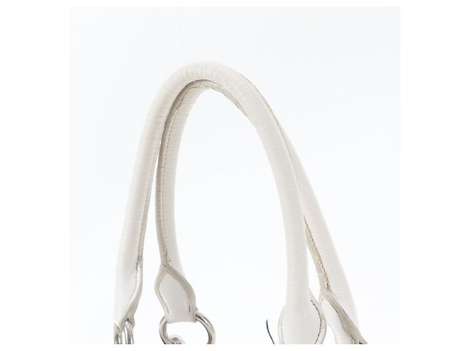 Saco Tote Miu Miu em couro acolchoado branco - vista 2