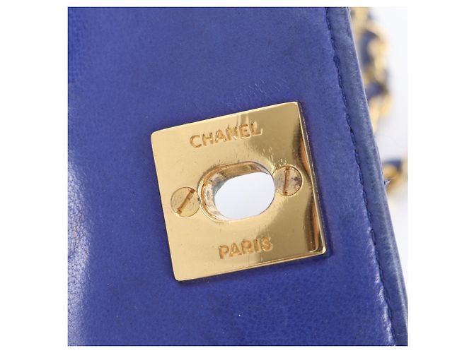 Borsa a tracolla Chanel Mini Matelassé in pelle di agnello - vista 10