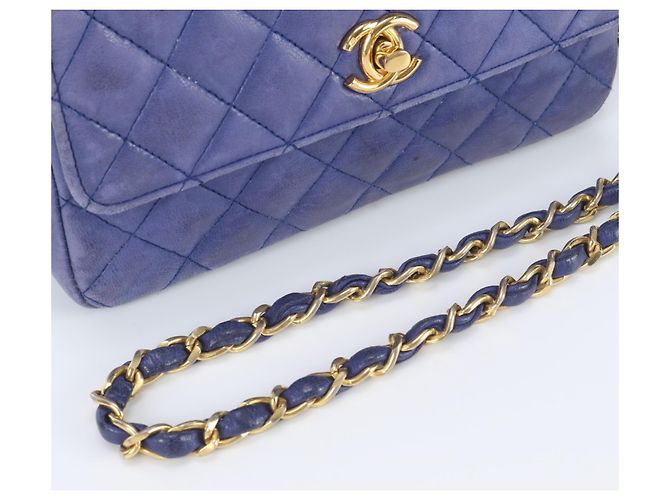 Borsa a tracolla Chanel Mini Matelassé in pelle di agnello - vista 2
