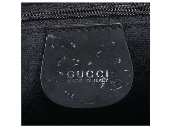 Gucci Old Bamboo Leder-Rucksack - Ansicht 9