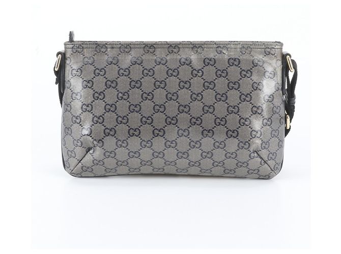 Borsa a tracolla Gucci GG Crystal in pelle - vista 3