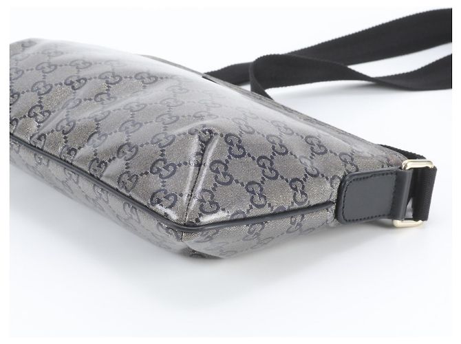 Borsa a tracolla Gucci GG Crystal in pelle - vista 4