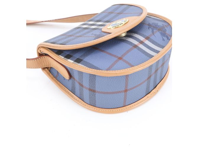 Schultertasche aus Leder mit Burberry Check-Muster - Ansicht 4
