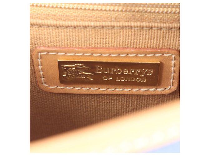 Schultertasche aus Leder mit Burberry Check-Muster - Ansicht 9