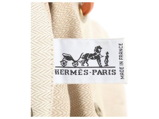 Hermès Borsa a tracolla Hermes Aline PM Toile Chevron Leather - vista 10