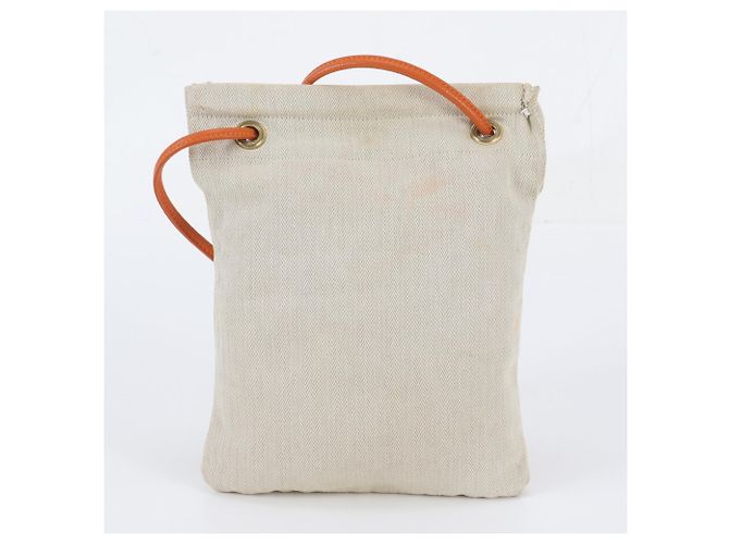 Hermès Borsa a tracolla Hermes Aline PM Toile Chevron Leather - vista 3