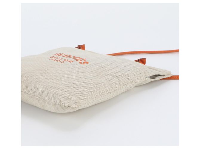 Hermès Borsa a tracolla Hermes Aline PM Toile Chevron Leather - vista 4