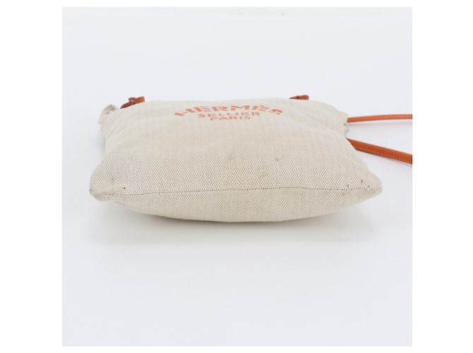Hermès Borsa a tracolla Hermes Aline PM Toile Chevron Leather - vista 6