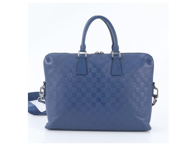 Borsa a tracolla Louis Vuitton Damier Infini Portedocument Jour - vista 4