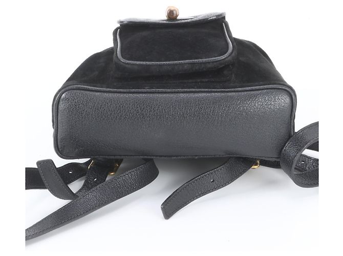Gucci Old Bamboo Leder-Rucksack - Ansicht 7