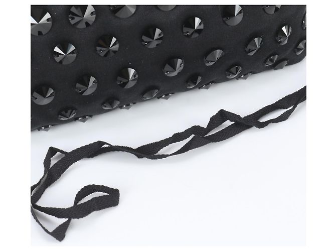 Borsa a tracolla borchiata nera Miu Miu - vista 2