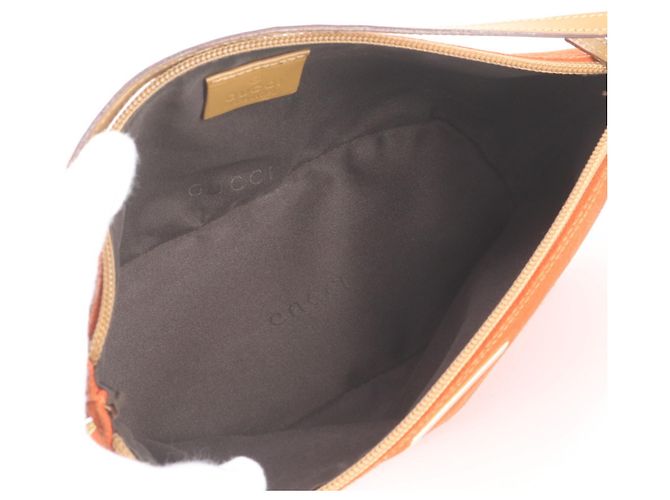 Borsa tote accessorio pochette in pelle Gucci - vista 7