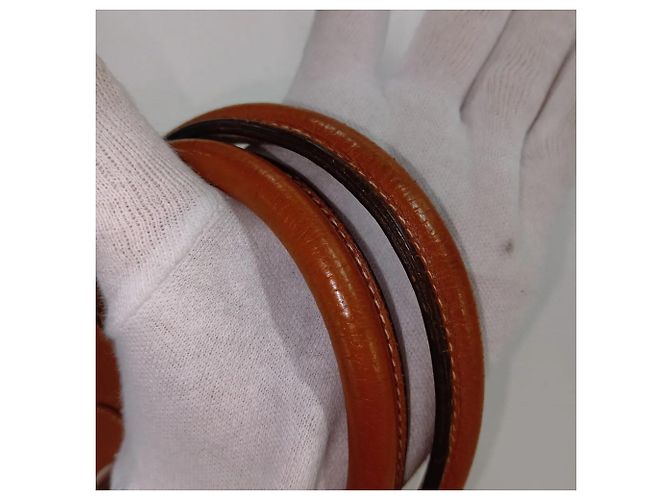 Hermès Hermes Bolide 35 Lederhandtasche aus Schweineleder mit V-Prägung - vista 13