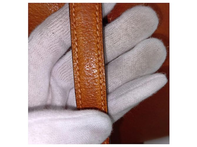 Hermès Hermes Bolide 35 Lederhandtasche aus Schweineleder mit V-Prägung - vista 14