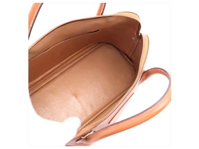 Hermès Hermes Bolide 35 Lederhandtasche aus Schweineleder mit V-Prägung - vista 8
