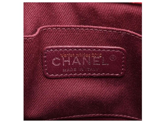Borsa a tracolla in pelle Chanel Boy Chain - vista 15
