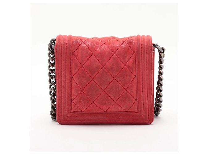 Borsa a tracolla in pelle Chanel Boy Chain - vista 2