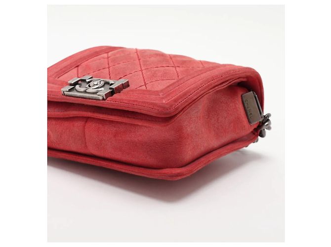Borsa a tracolla in pelle Chanel Boy Chain - vista 3