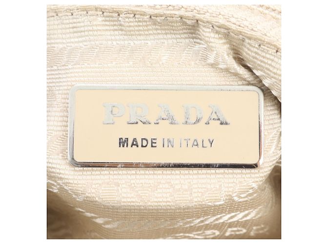 Borsa a tracolla in pelle e nylon Tessuto con logo triangolare Prada - vista 8