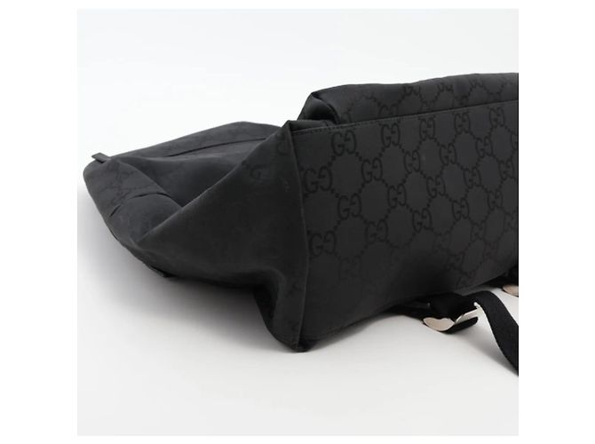 Zaino Gucci GG in nylon e pelle - vista 4