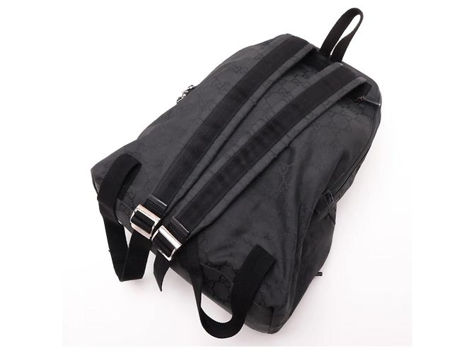 Zaino Gucci GG in nylon e pelle - vista 5